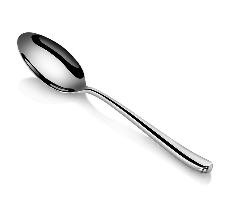 Artaste Rain II Forged 18/10 Stainless Steel (Silver (Set of 12), Dinner Spoon (8-Inch)) - Image 1